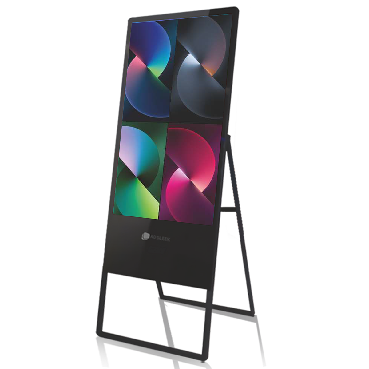 Floor-Standing A-Frame Digital Display by Adsleek